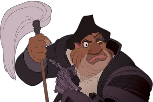 Sticker from the "Treasure Planet" sticker pack