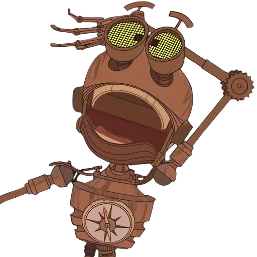 Sticker from the "Treasure Planet" sticker pack