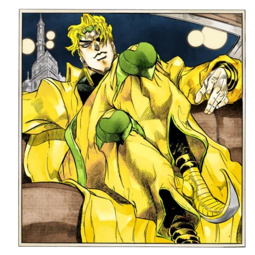 Sticker from the "Dio Brando" sticker pack