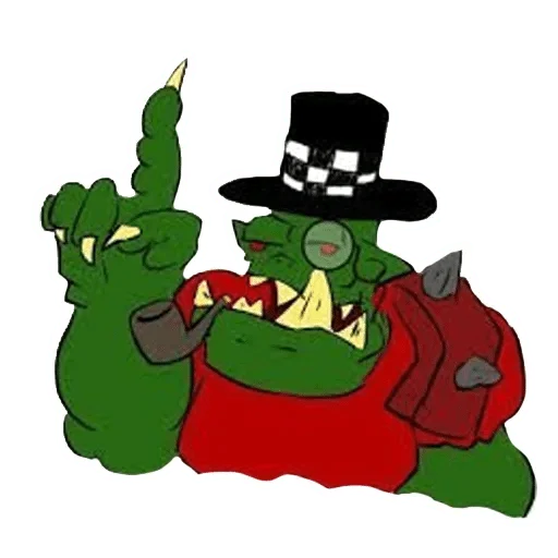 Sticker from the "WH40K Orcs —" sticker pack