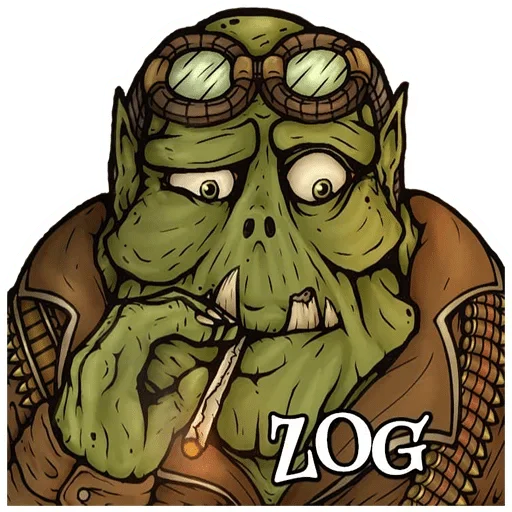 Sticker from the "WH40K Orcs —" sticker pack