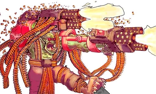 Sticker from the "WH40K Orcs —" sticker pack