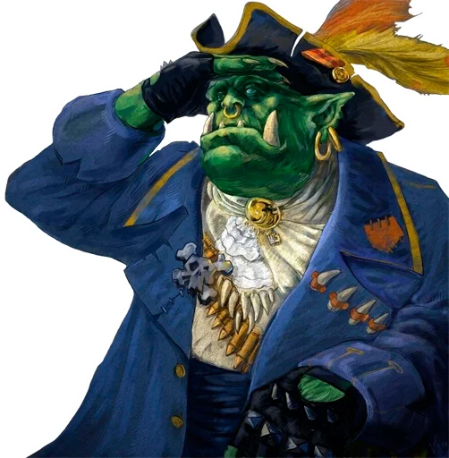 Sticker from the "WH40K Orcs —" sticker pack