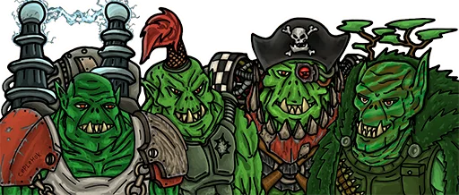 Sticker from the "WH40K Orcs —" sticker pack