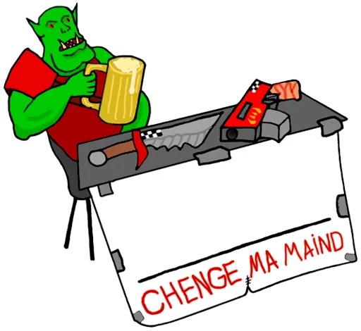 Sticker from the "WH40K Orcs —" sticker pack