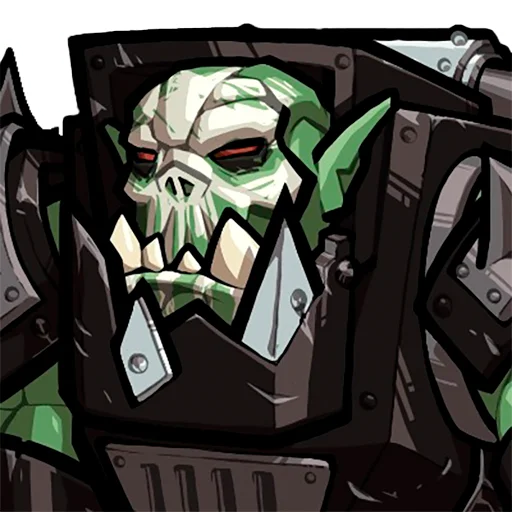 Sticker from the "WH40K Orcs —" sticker pack