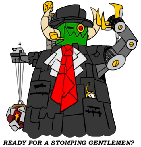 Sticker from the "WH40K Orcs —" sticker pack