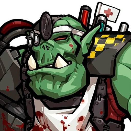 Sticker from the "WH40K Orcs —" sticker pack