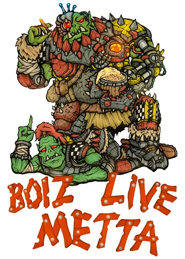 Sticker from the "WH40K Orcs —" sticker pack