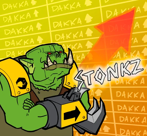 Sticker from the "WH40K Orcs —" sticker pack