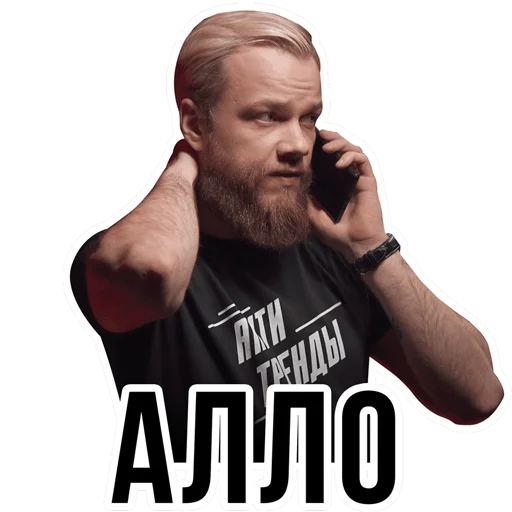 Sticker from the "АНТИБЛОГЕР" sticker pack