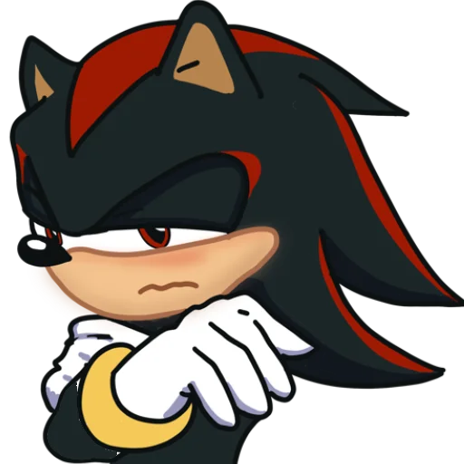 Sticker from the "Shadow the Hedgehog" sticker pack