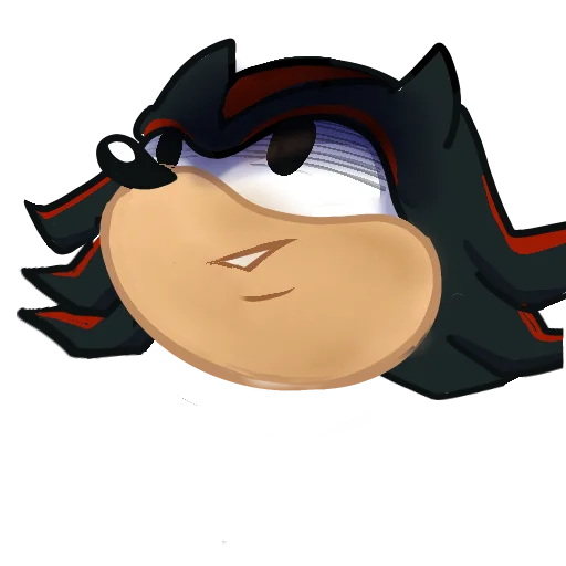 Sticker from the "Shadow the Hedgehog" sticker pack