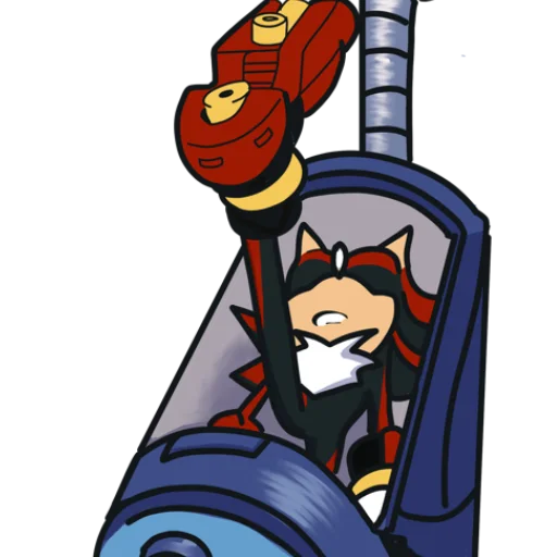 Sticker from the "Shadow the Hedgehog" sticker pack