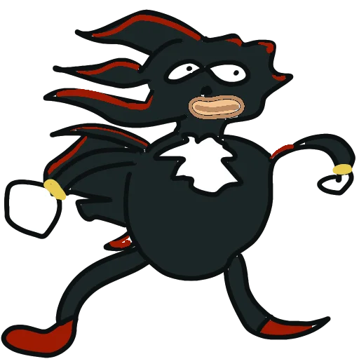 Sticker Shadow the Hedgehog