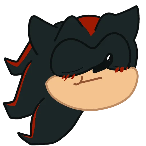 Sticker from the "Shadow the Hedgehog" sticker pack