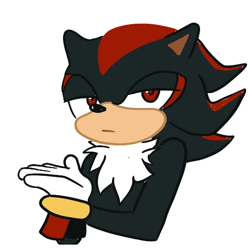 Sticker from the "Shadow the Hedgehog" sticker pack