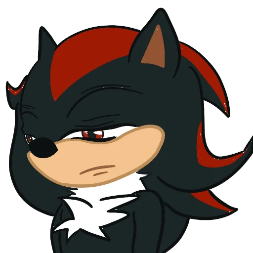 Sticker from the "Shadow the Hedgehog" sticker pack