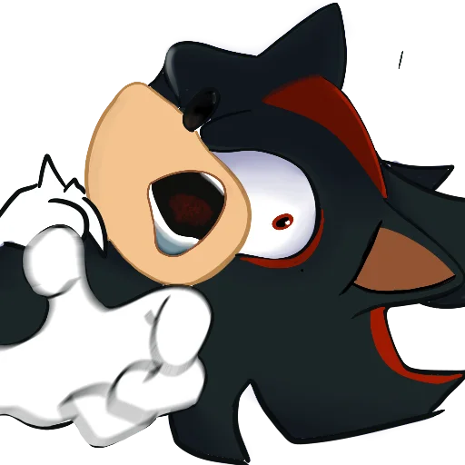 Sticker from the "Shadow the Hedgehog" sticker pack