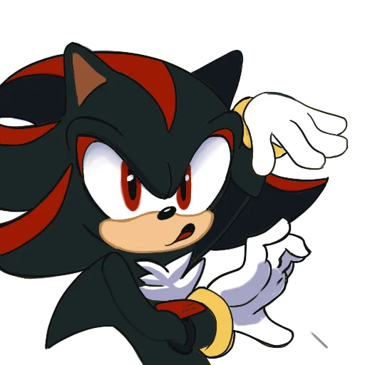 Sticker from the "Shadow the Hedgehog" sticker pack