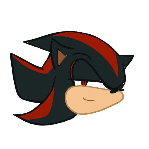 Sticker from the "Shadow the Hedgehog" sticker pack