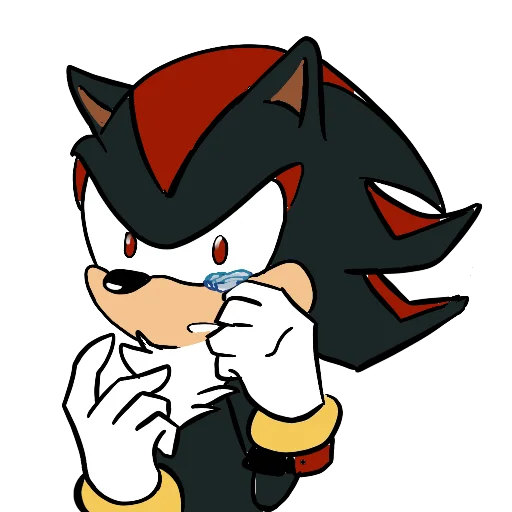 Sticker from the "Shadow the Hedgehog" sticker pack