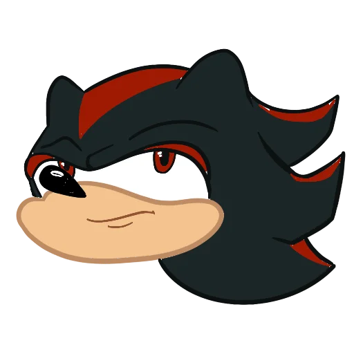 Sticker from the "Shadow the Hedgehog" sticker pack