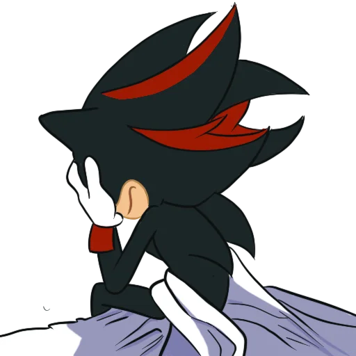 Sticker from the "Shadow the Hedgehog" sticker pack