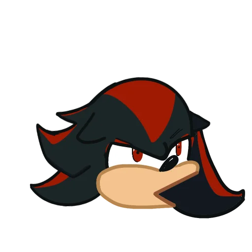 Sticker from the "Shadow the Hedgehog" sticker pack