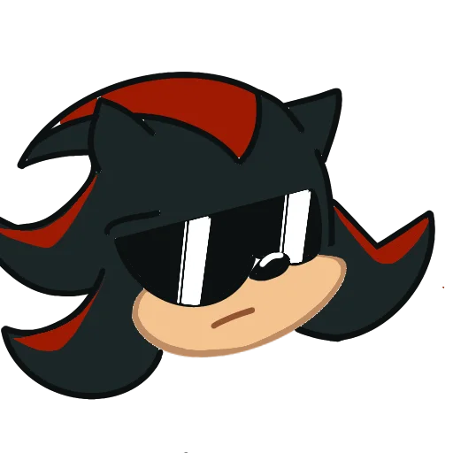 Sticker from the "Shadow the Hedgehog" sticker pack