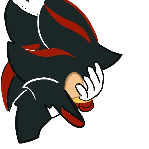 Sticker from the "Shadow the Hedgehog" sticker pack