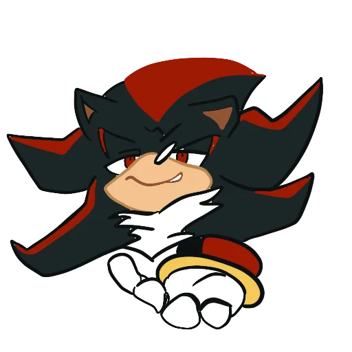 Sticker from the "Shadow the Hedgehog" sticker pack