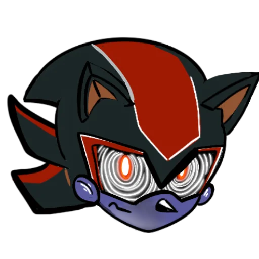 Sticker from the "Shadow the Hedgehog" sticker pack