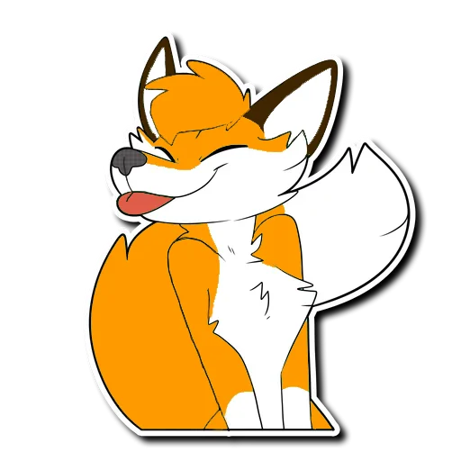 Sticker from the "HaceTheFox" sticker pack