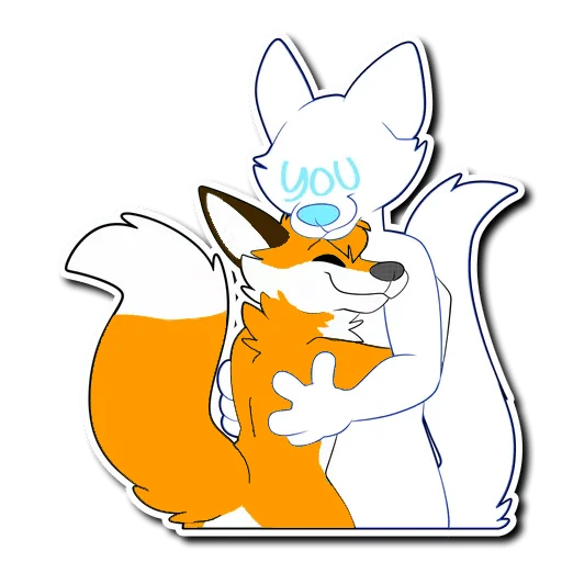 Sticker from the "HaceTheFox" sticker pack