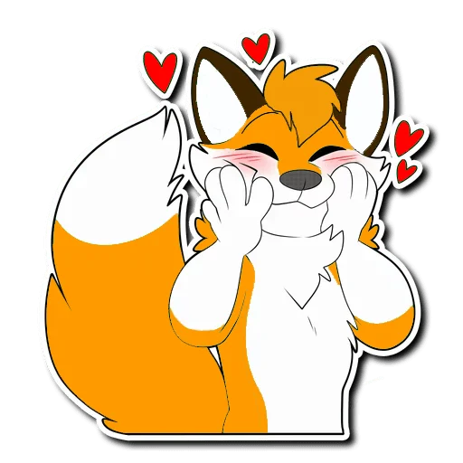 Sticker from the "HaceTheFox" sticker pack