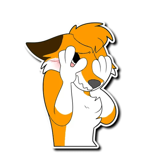 Sticker from the "HaceTheFox" sticker pack