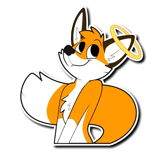 Sticker from the "HaceTheFox" sticker pack