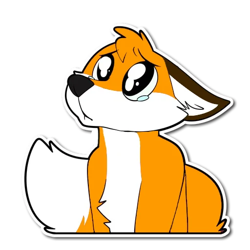 Sticker from the "HaceTheFox" sticker pack