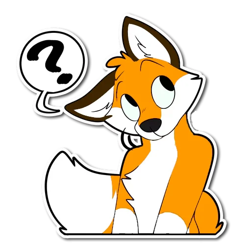 Sticker from the "HaceTheFox" sticker pack