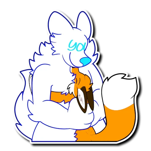 Sticker from the "HaceTheFox" sticker pack