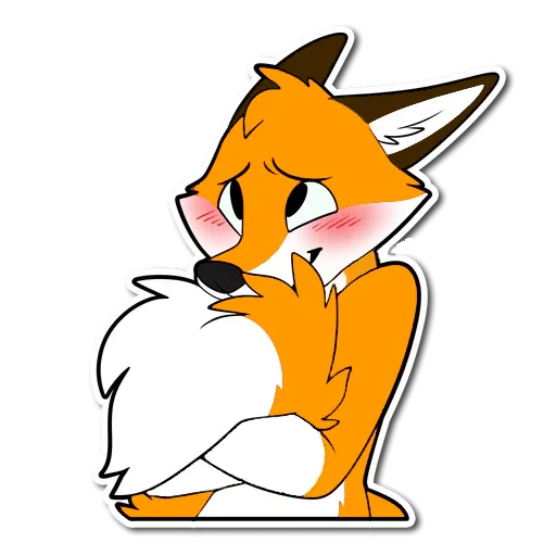 Sticker from the "HaceTheFox" sticker pack