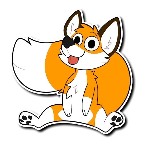 Sticker from the "HaceTheFox" sticker pack