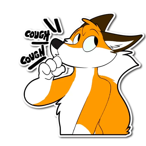 Sticker from the "HaceTheFox" sticker pack