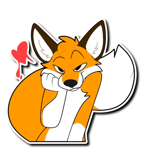 Sticker from the "HaceTheFox" sticker pack