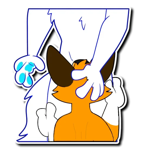 Sticker from the "HaceTheFox" sticker pack