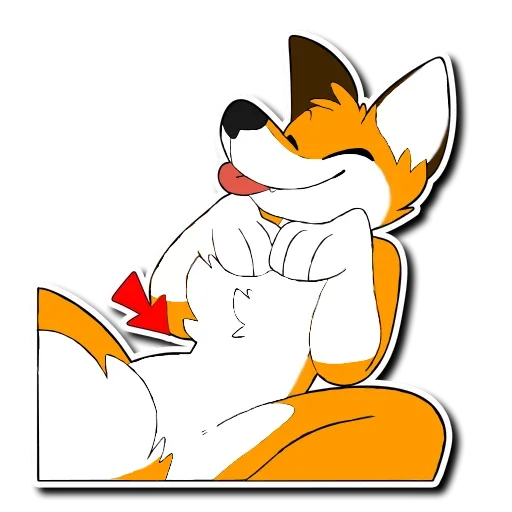 Sticker from the "HaceTheFox" sticker pack