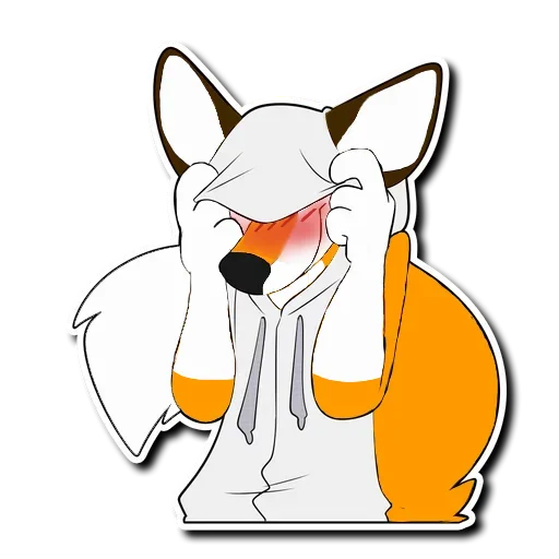 Sticker from the "HaceTheFox" sticker pack