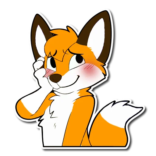 Sticker from the "HaceTheFox" sticker pack