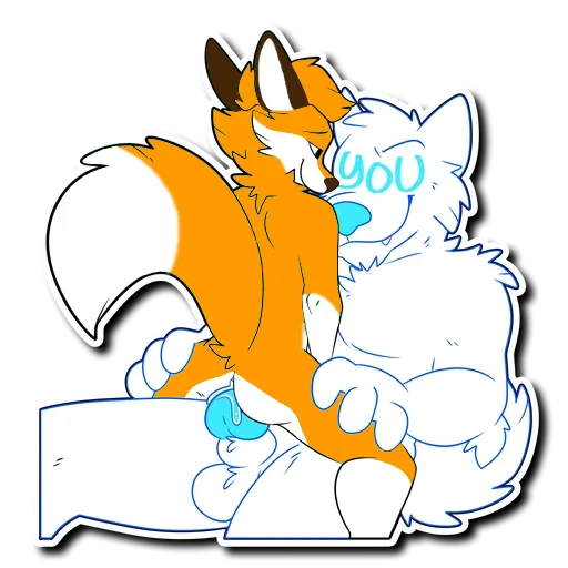 Sticker from the "HaceTheFox" sticker pack